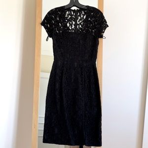Carven preowned Black lace dress size 0/2
